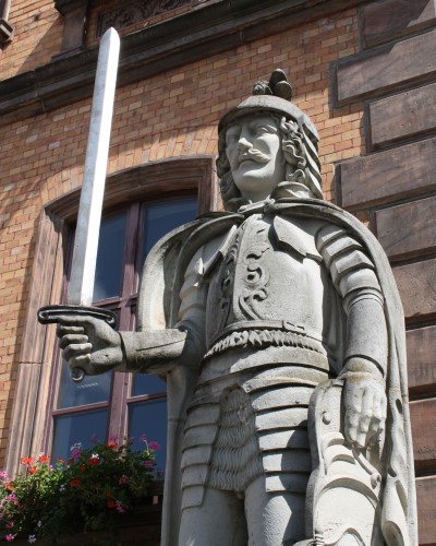 Stadt Calbe -Rolandstatue